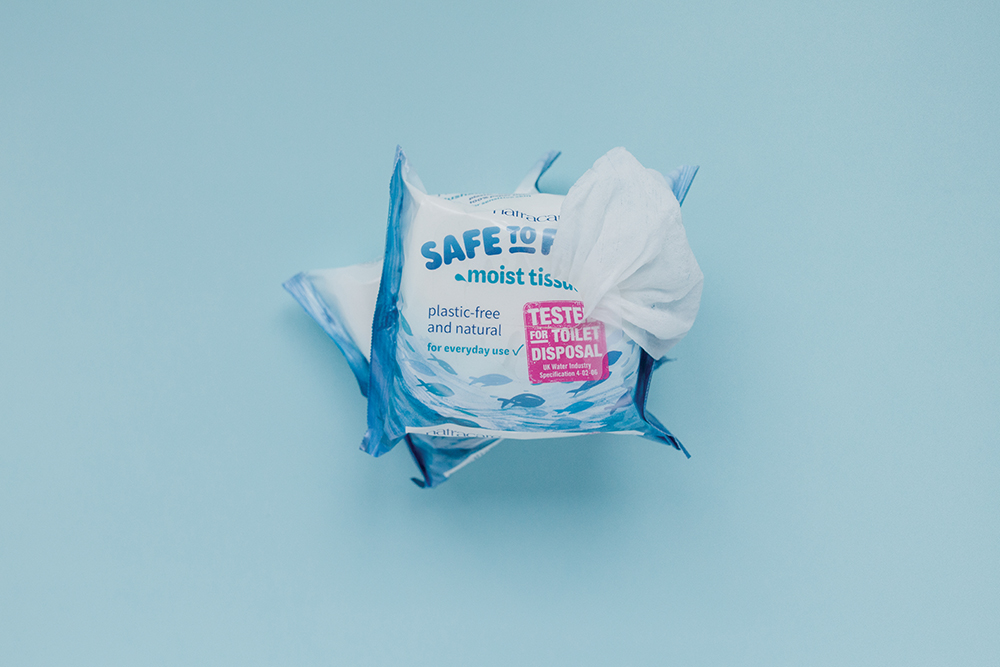 Fatbergs be gone! – first ever truly Fine to Flush wipe launched in UK