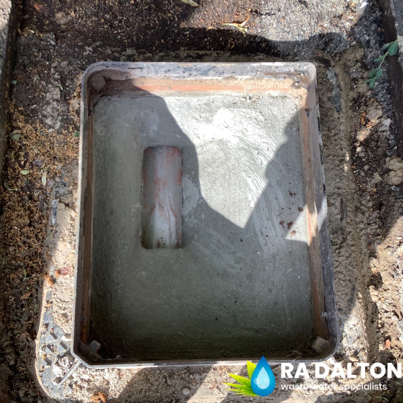 Connection to main sewer