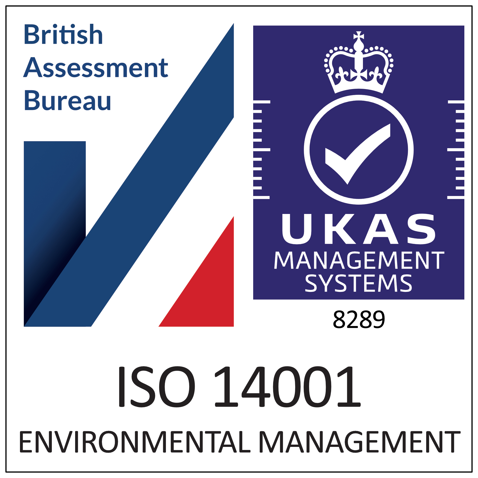 ISO14001:2015 Environmental Management certified
