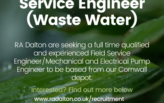 Experienced Field Service Engineer (Waste Water)