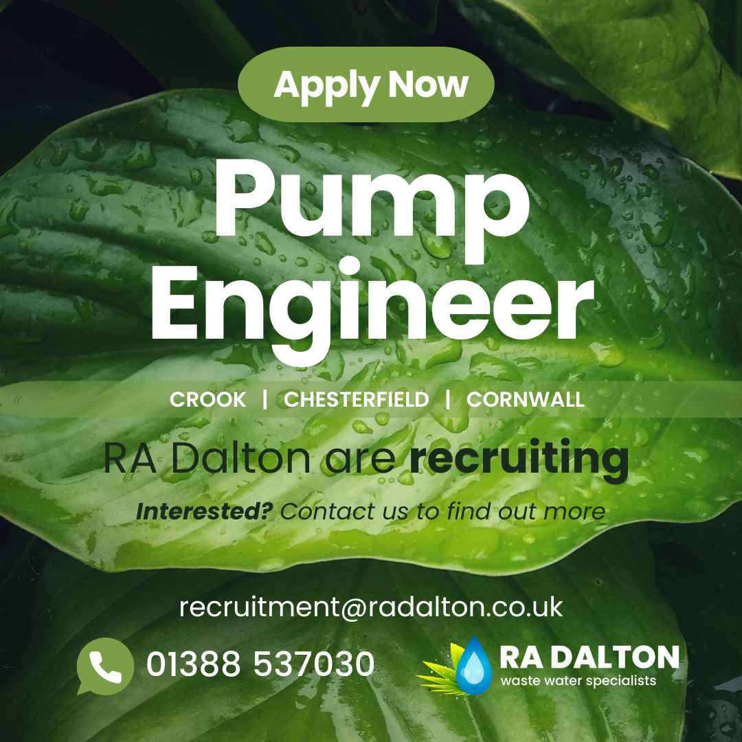 RA Dalton - Pump Engineer - Job Ad