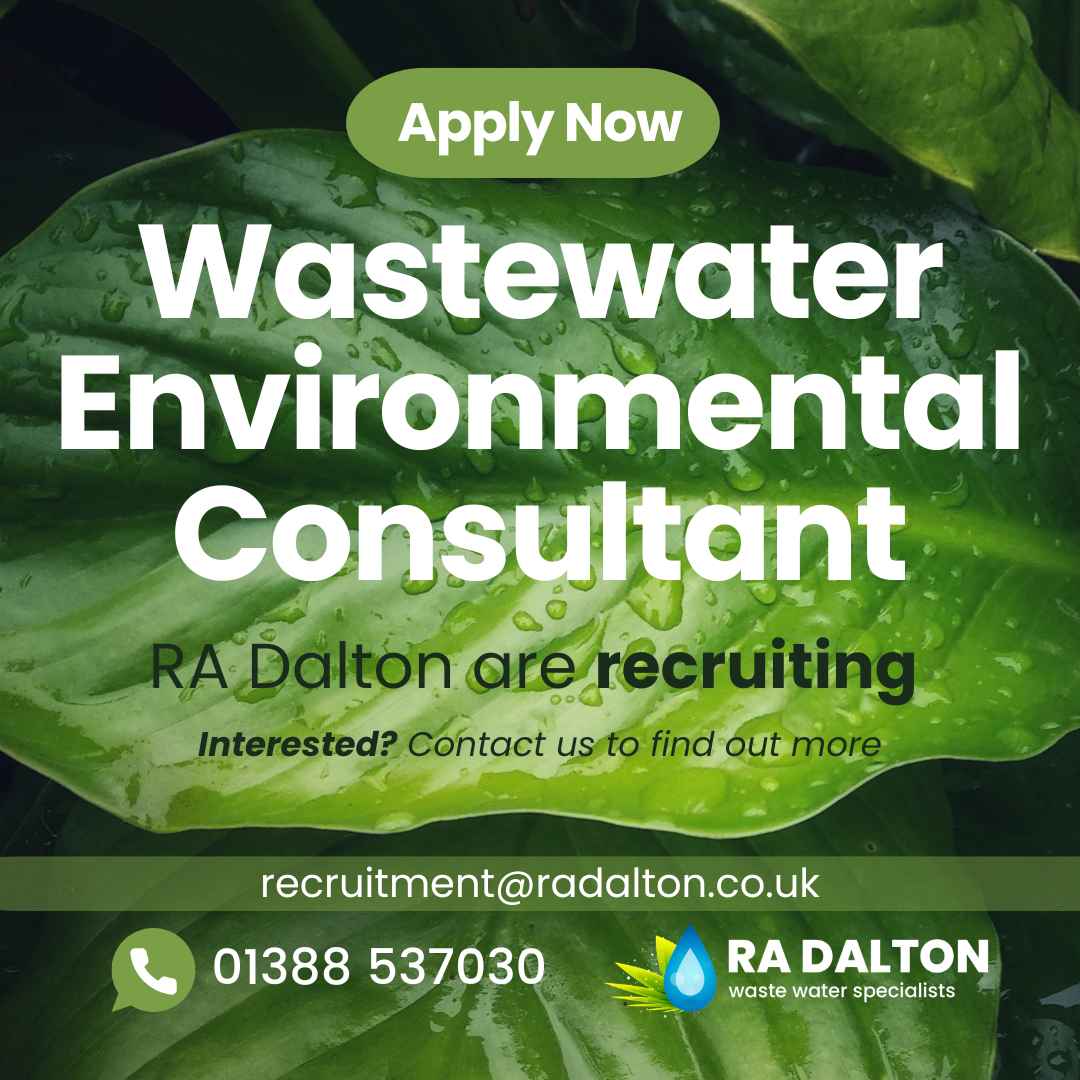 RA Dalton - Wastewater Environmental Consultant - Job Ad
